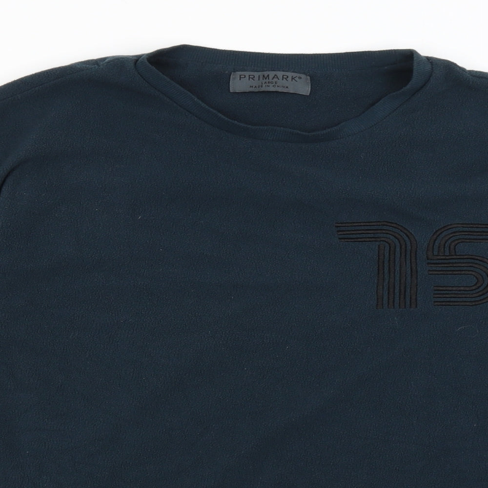 Primark Mens Blue   Pullover Jumper Size L