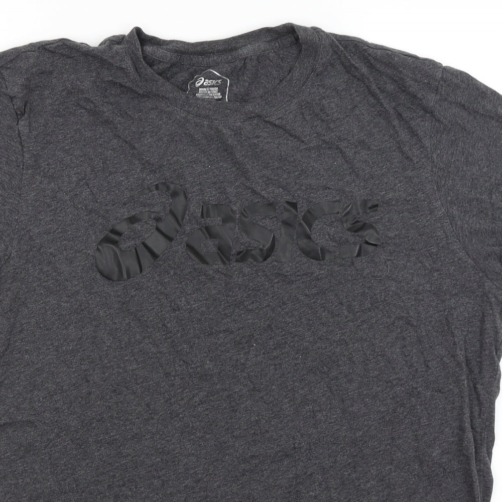 ASICS Mens Black    T-Shirt Size M