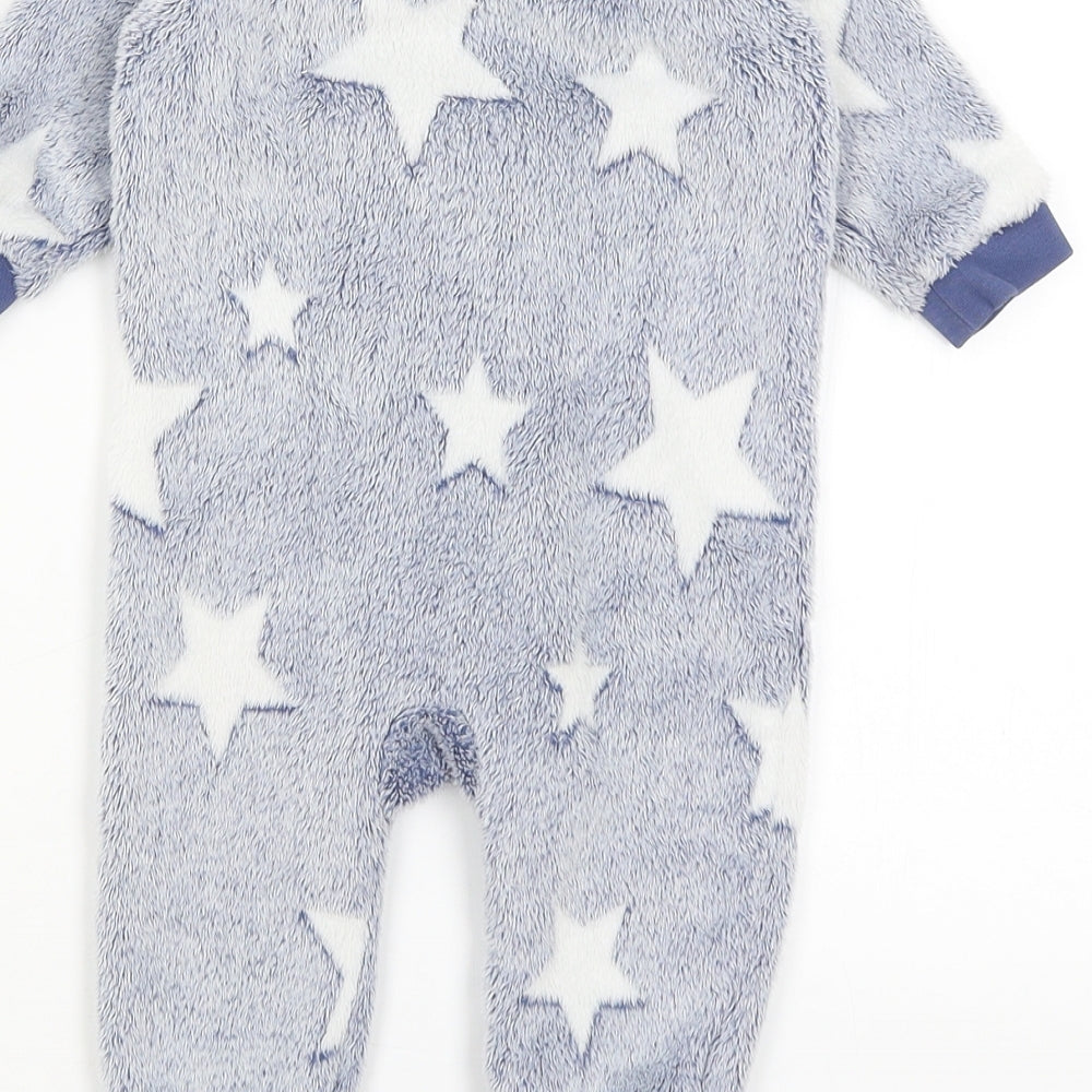 NEXT Baby Blue   Babygrow One-Piece Size 3-6 Months  - Stars