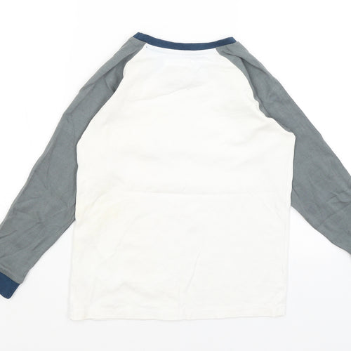 Lollidays Boys White   Basic T-Shirt Size 11-12 Years