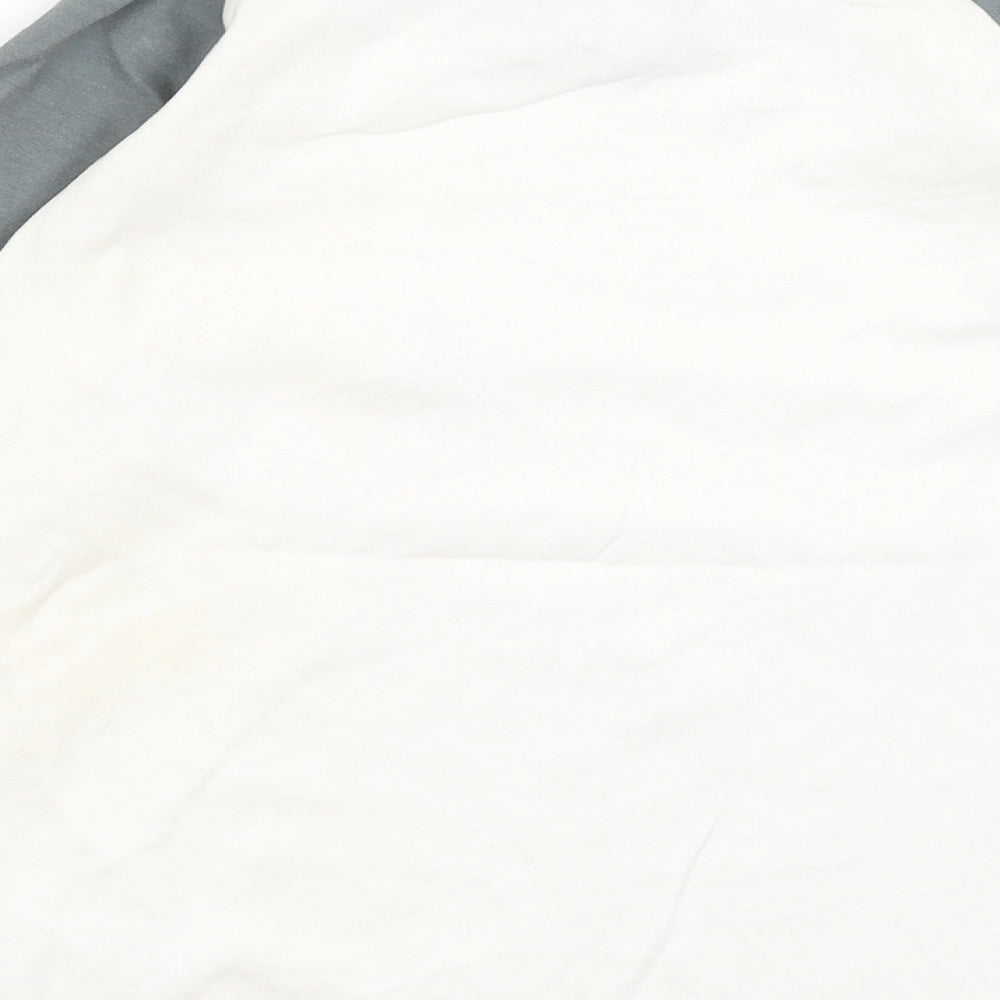 Lollidays Boys White   Basic T-Shirt Size 11-12 Years