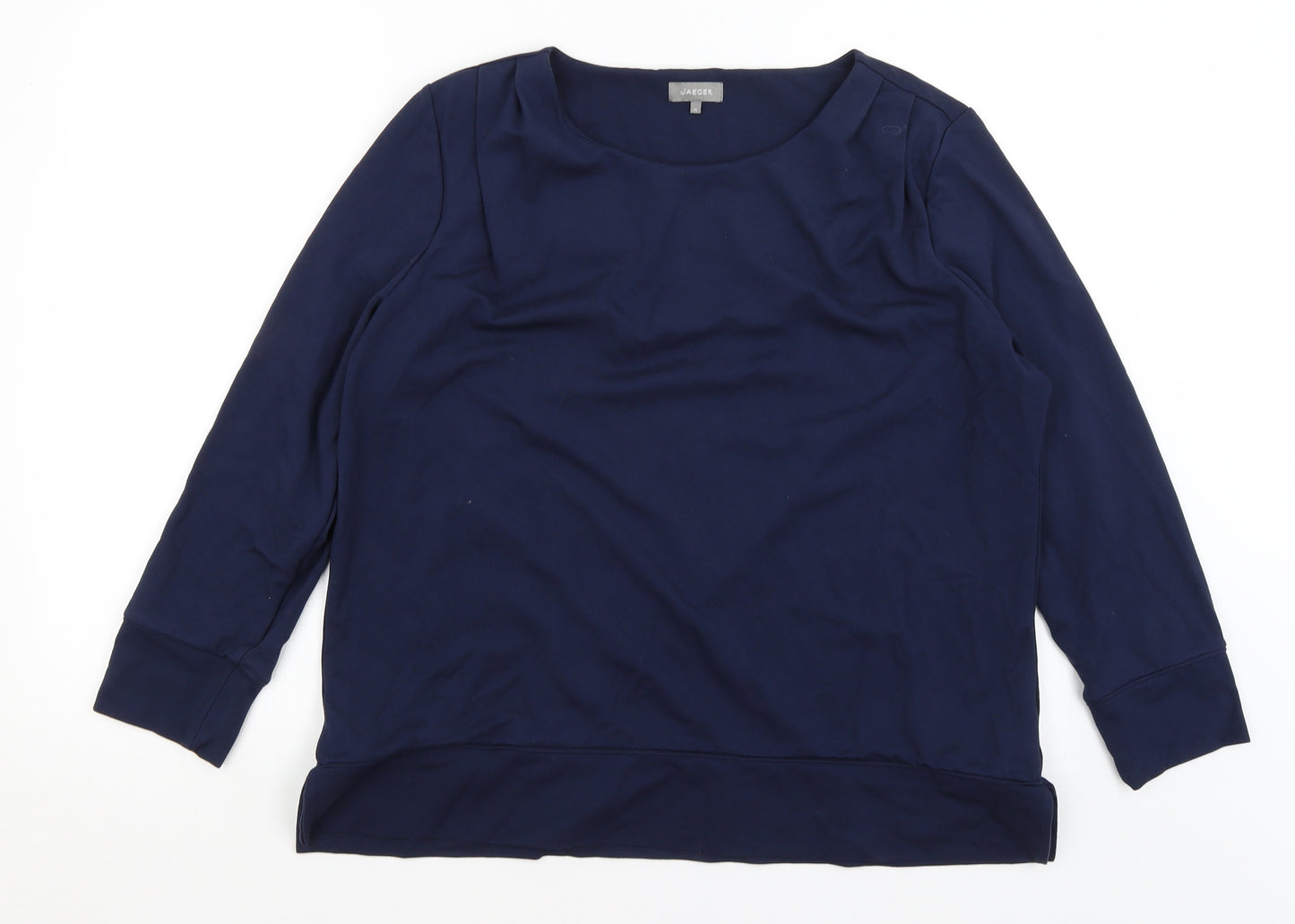Jaeger Womens Blue   Pullover Jumper Size XL
