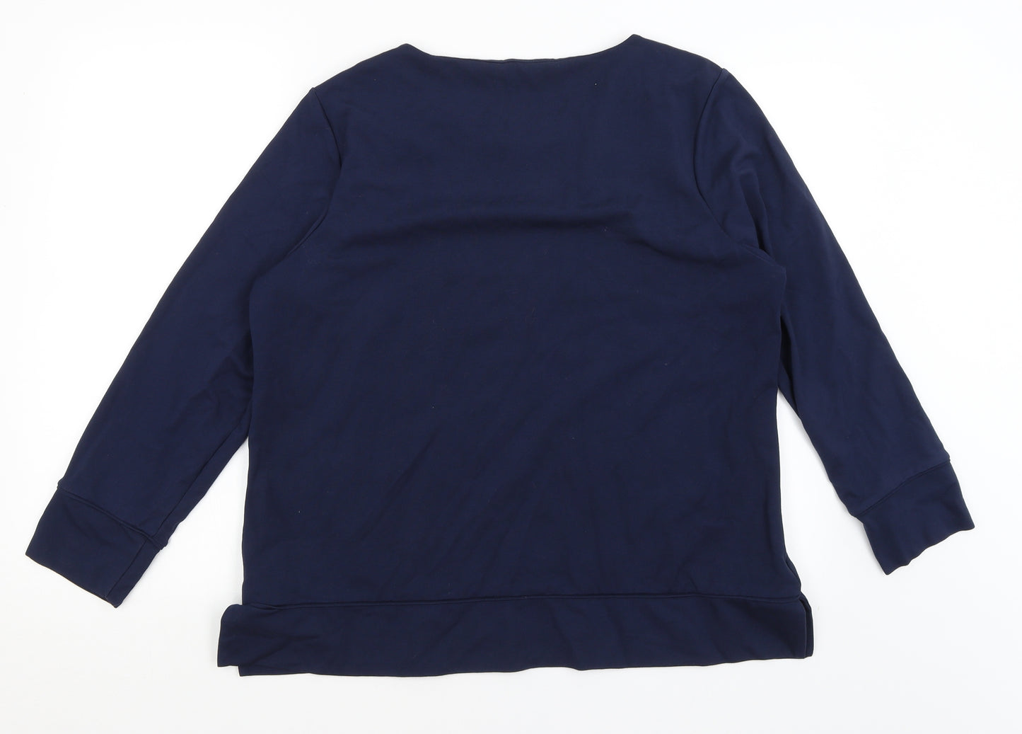 Jaeger Womens Blue   Pullover Jumper Size XL
