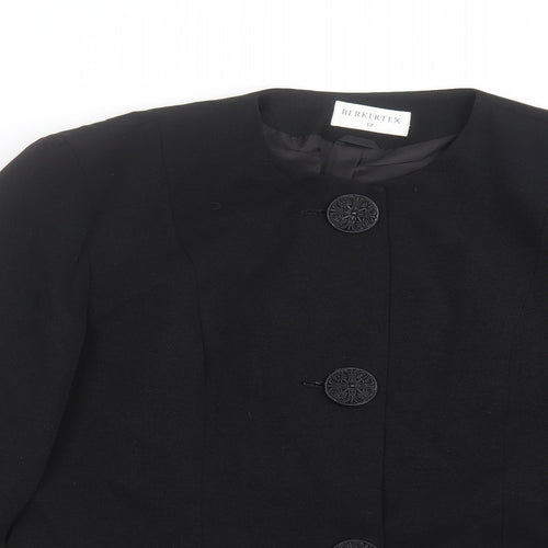 BERKETEX Womens Black   Jacket  Size 12