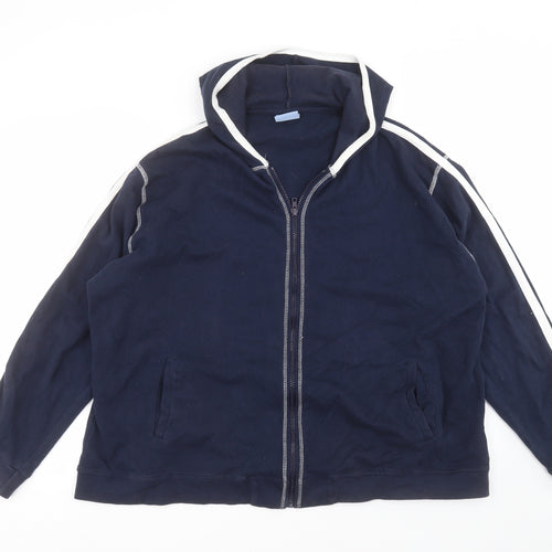 Resume Womens Blue   Full Zip Hoodie Size 30