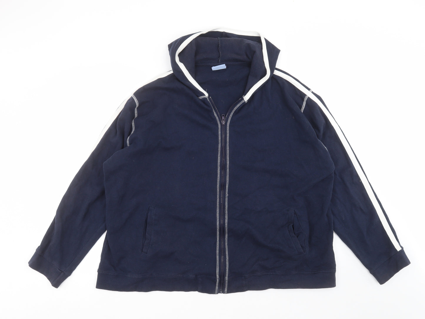 Resume Womens Blue   Full Zip Hoodie Size 30
