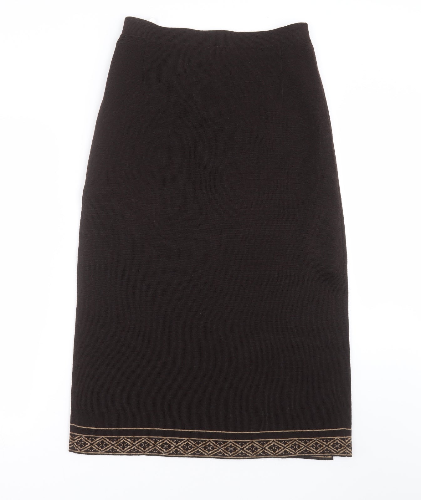 Country Casuals Womens Brown  Knit Maxi Skirt Size M