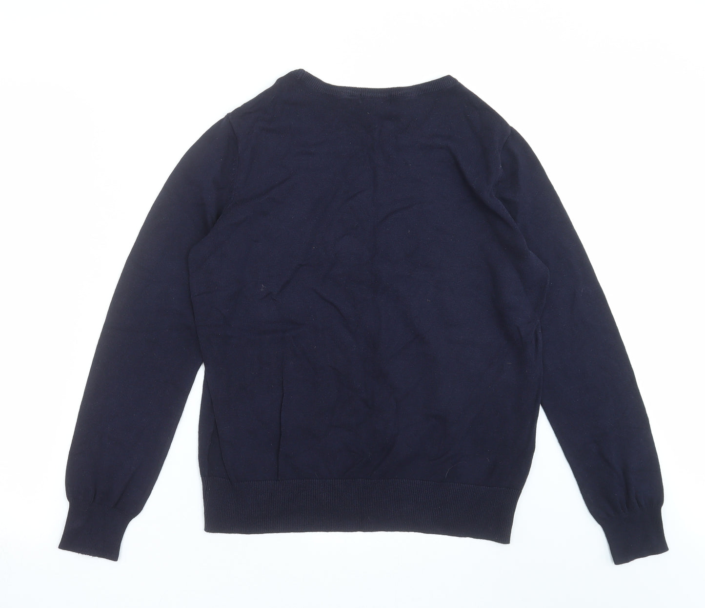 H&M Womens Blue  Knit Pullover Jumper Size M