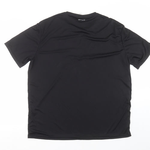 Oxylane Mens Black   Basic T-Shirt Size 2XL  - southwest life