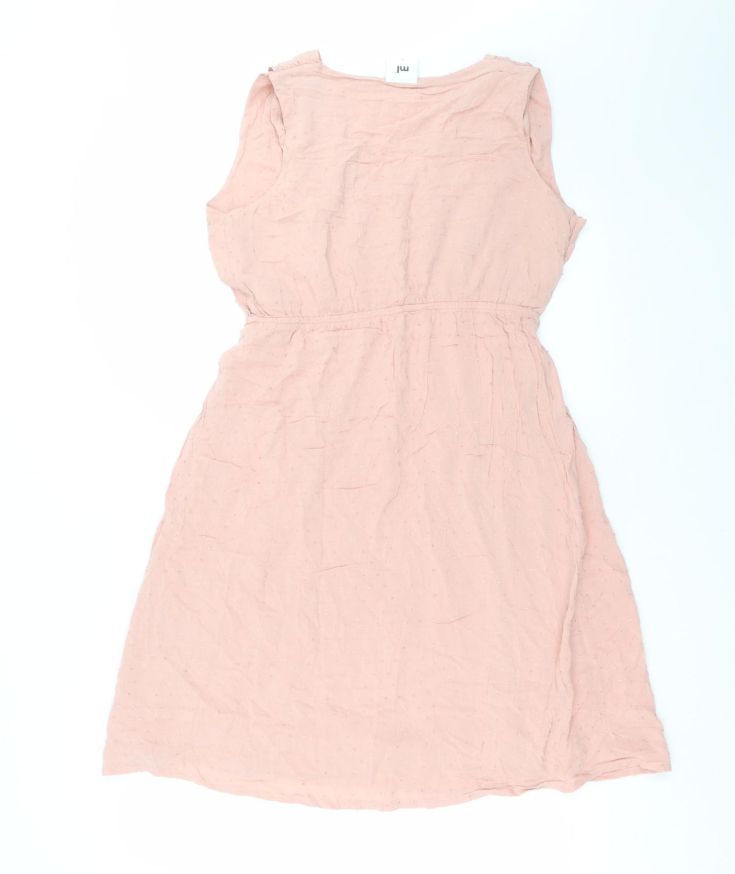 ml Womens Pink   Fit & Flare  Size S  - dotted pattern
