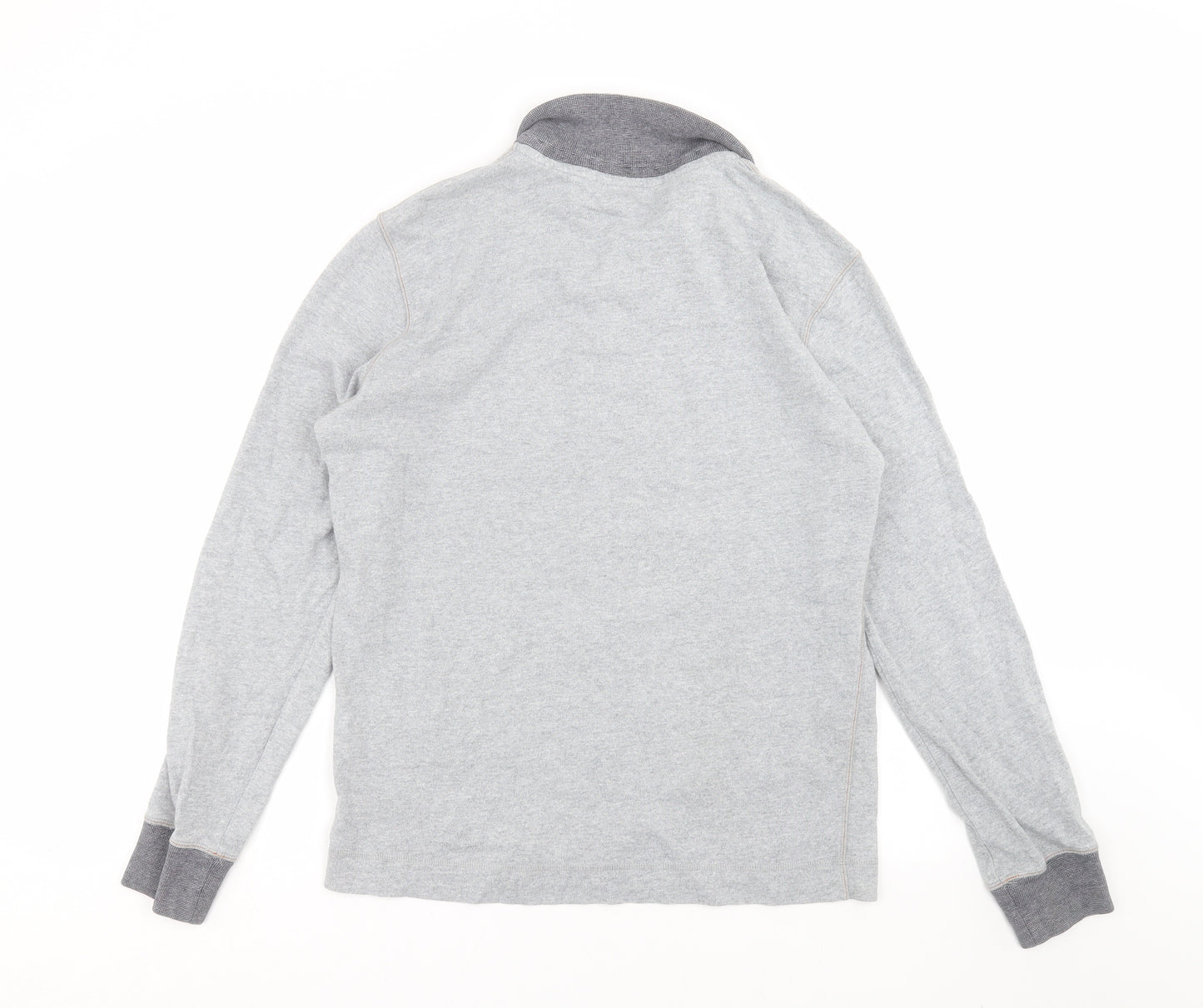 Boss Mens Grey  Knit Pullover Jumper Size M