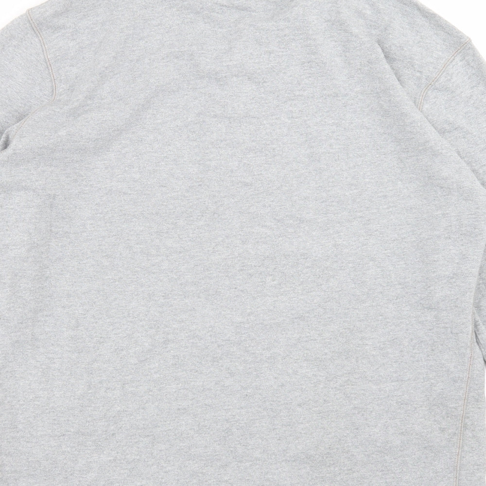 Boss Mens Grey  Knit Pullover Jumper Size M