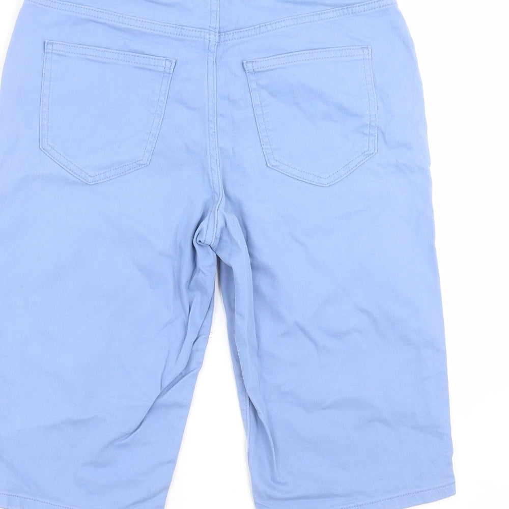 TU Womens Blue  Denim Bermuda Shorts Size 10