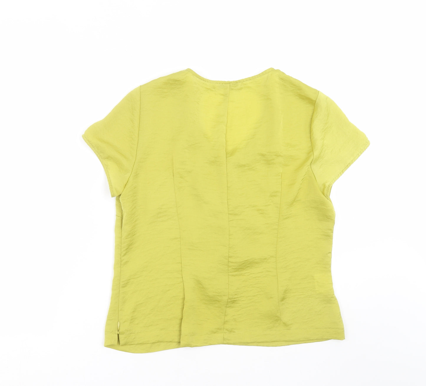 Stitches Womens Green   Basic Blouse Size 10