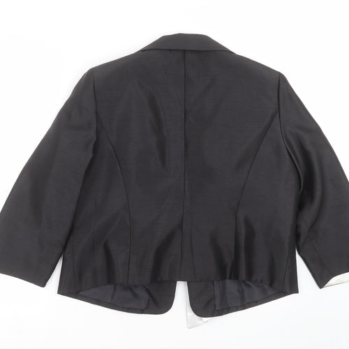 browns & co Womens Black   Jacket Suit Jacket Size 22