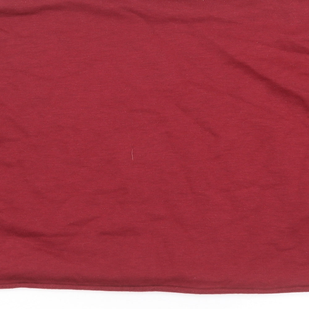 Primark Womens Red   Pullover Sweatshirt Size M  - cropped