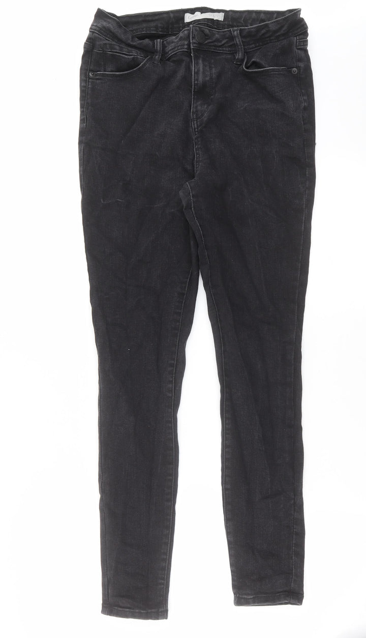 George Womens Grey  Denim Skinny Jeans Size 14 L29 in