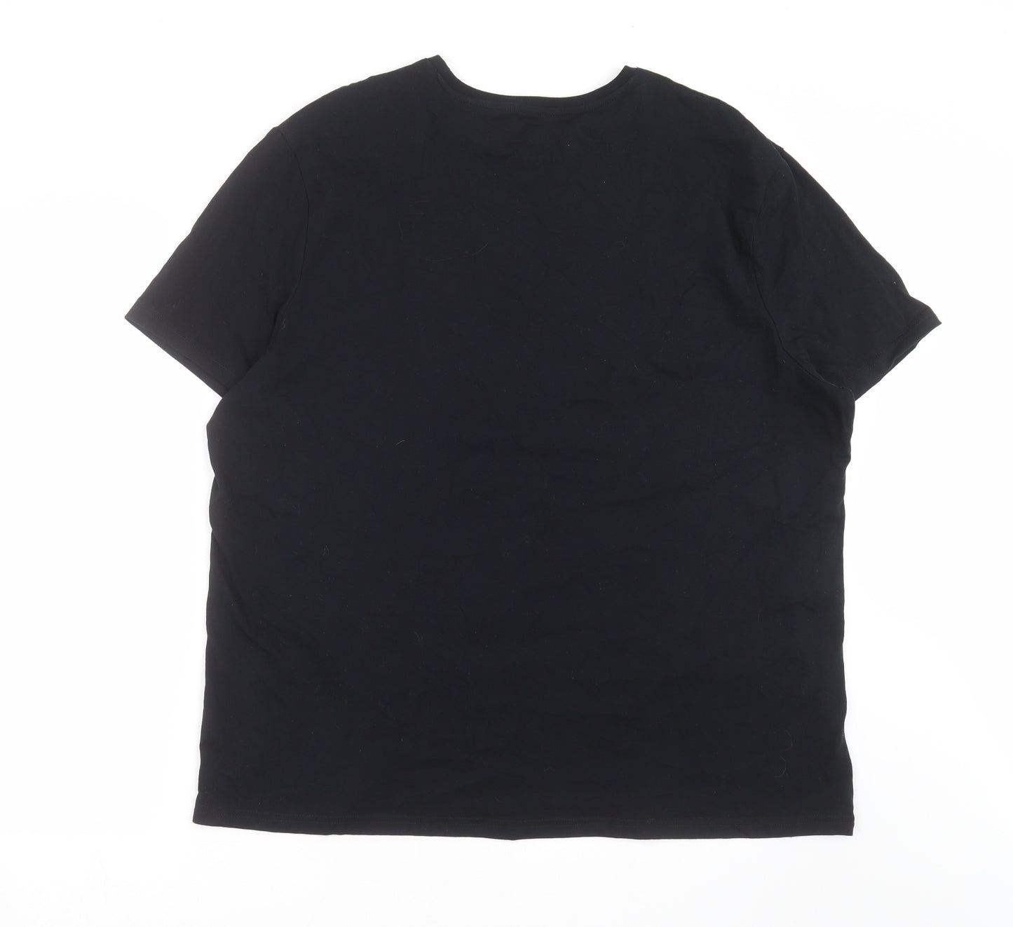 George Mens Black    T-Shirt Size 2XL