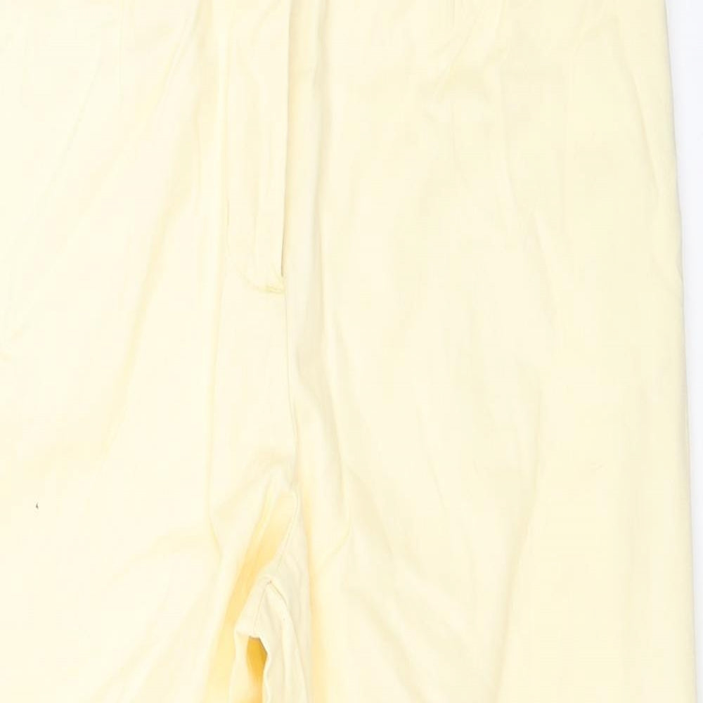 Best basics Womens White   Trousers  Size 12 L22.5 in