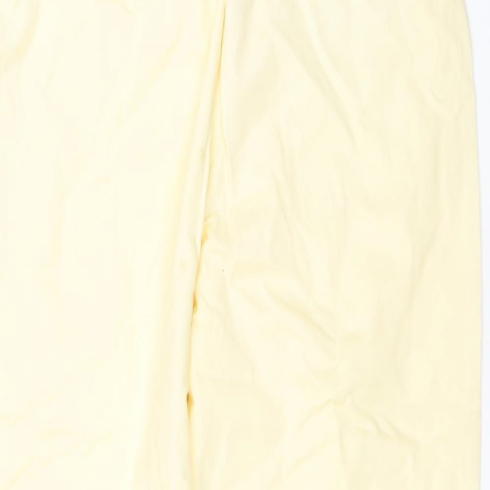 Best basics Womens White   Trousers  Size 12 L22.5 in
