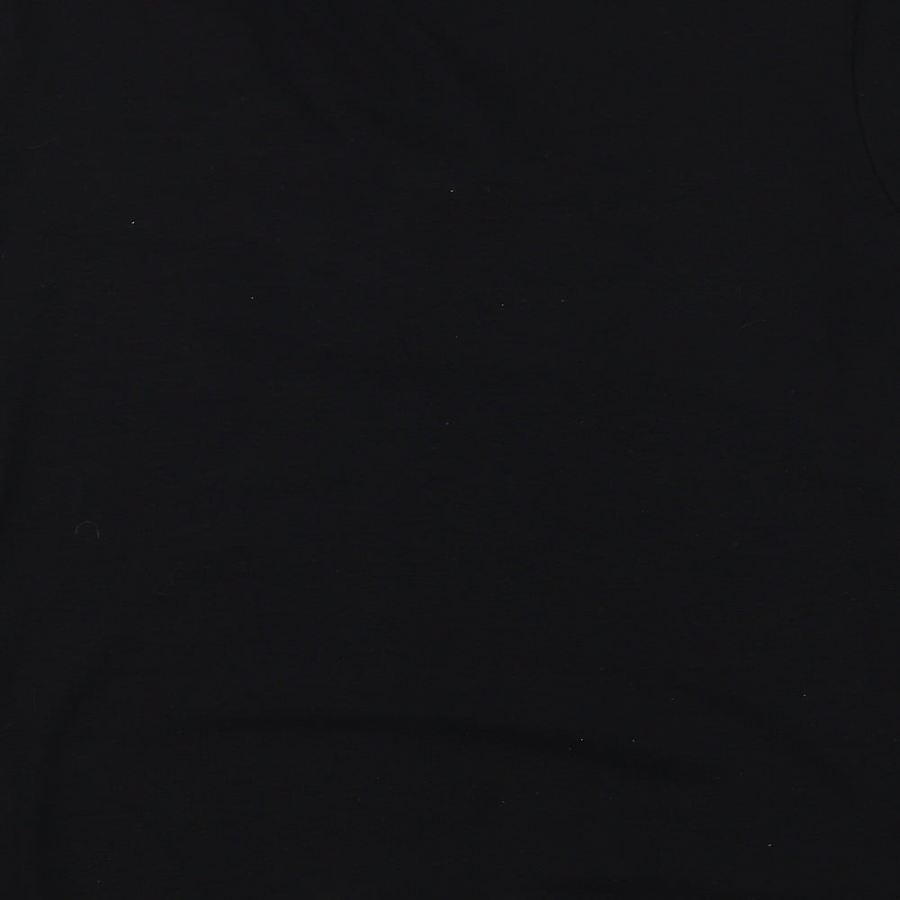Soul Collection Womens Black   Basic T-Shirt Size XL