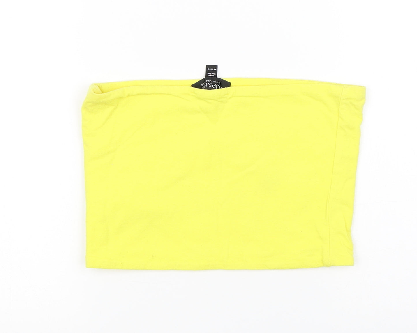 Topshop Womens Yellow   Basic Tank Size 8