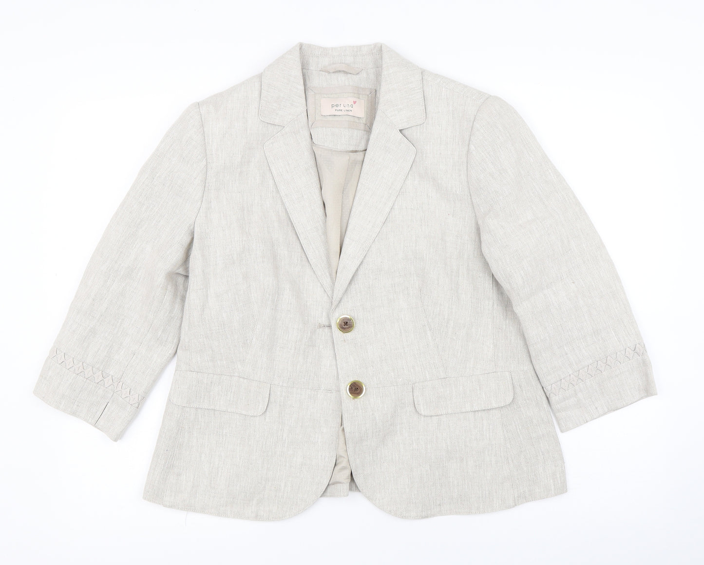 Marks and Spencer Womens Grey   Jacket Blazer Size 14