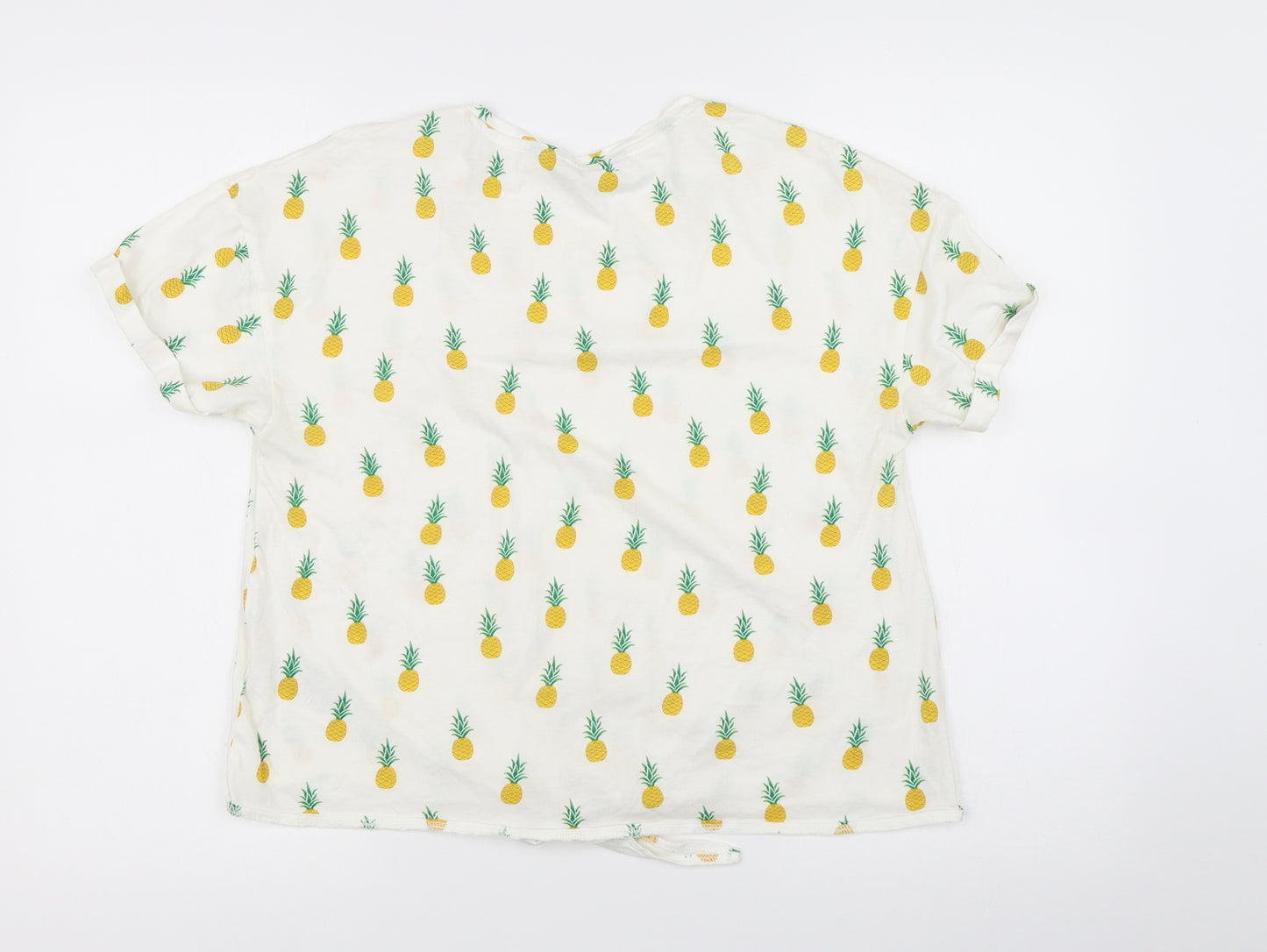 Debenhams Womens White   Basic T-Shirt Size 12