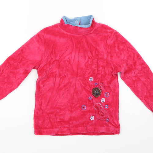 o'kids Girls Pink   Pullover Jumper Size 5 Years