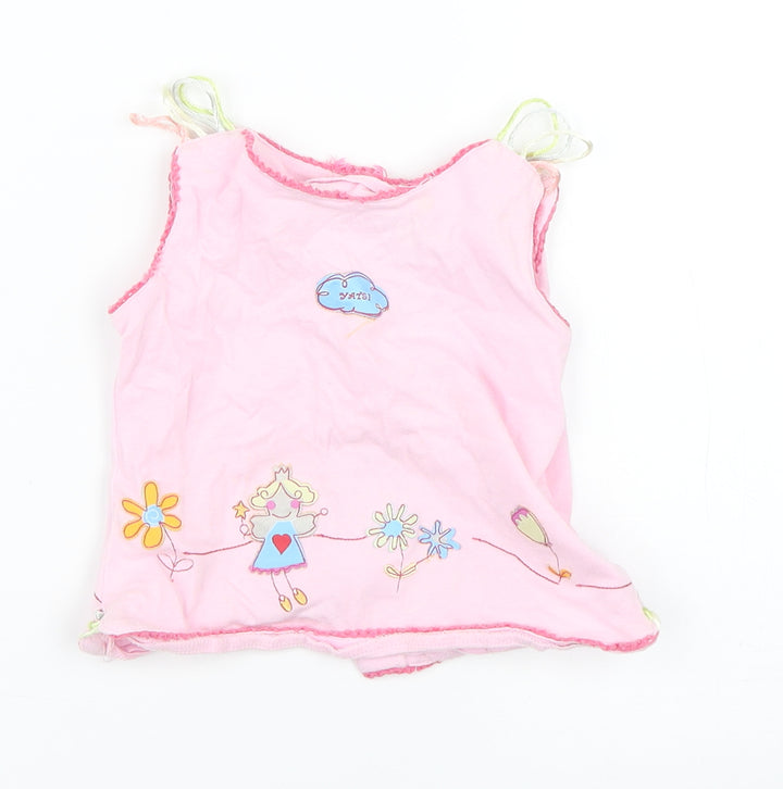 Yatsi Girls Pink   Basic Tank Size 4 Years