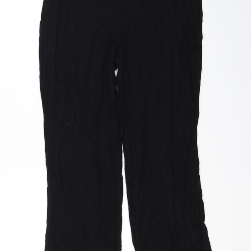 Marks and Spencer Womens Black   Trousers  Size 16 L28 in