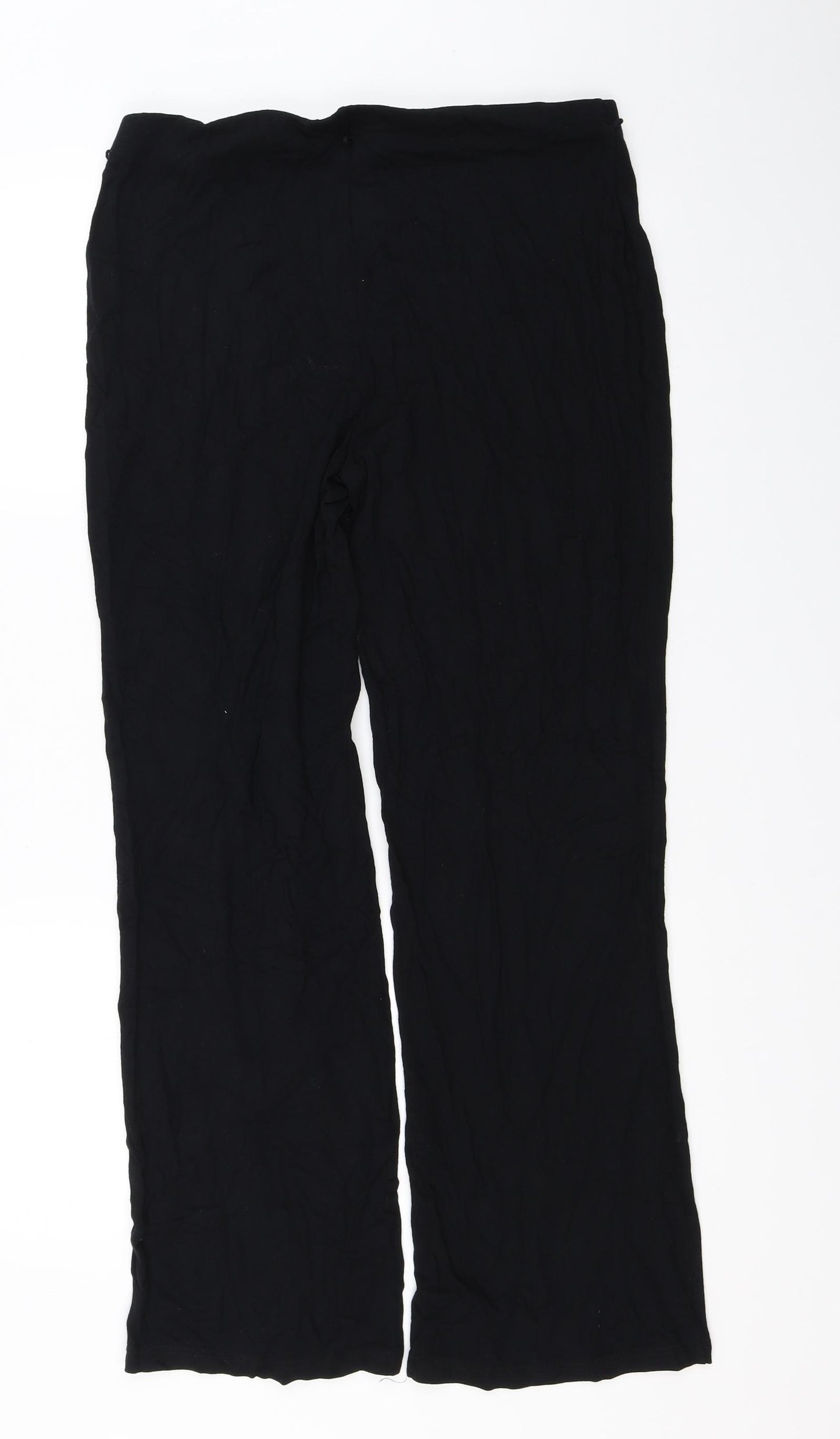 Marks and Spencer Womens Black   Trousers  Size 16 L28 in