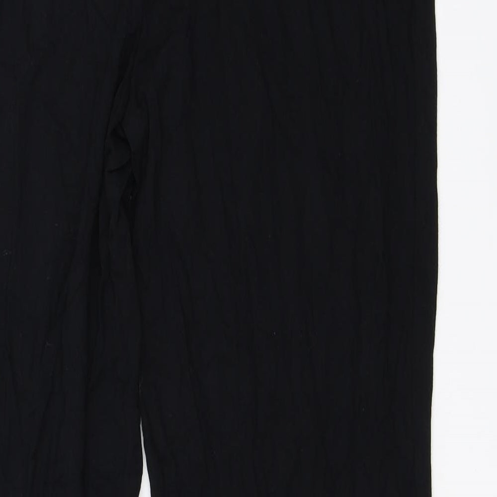 Marks and Spencer Womens Black   Trousers  Size 16 L28 in