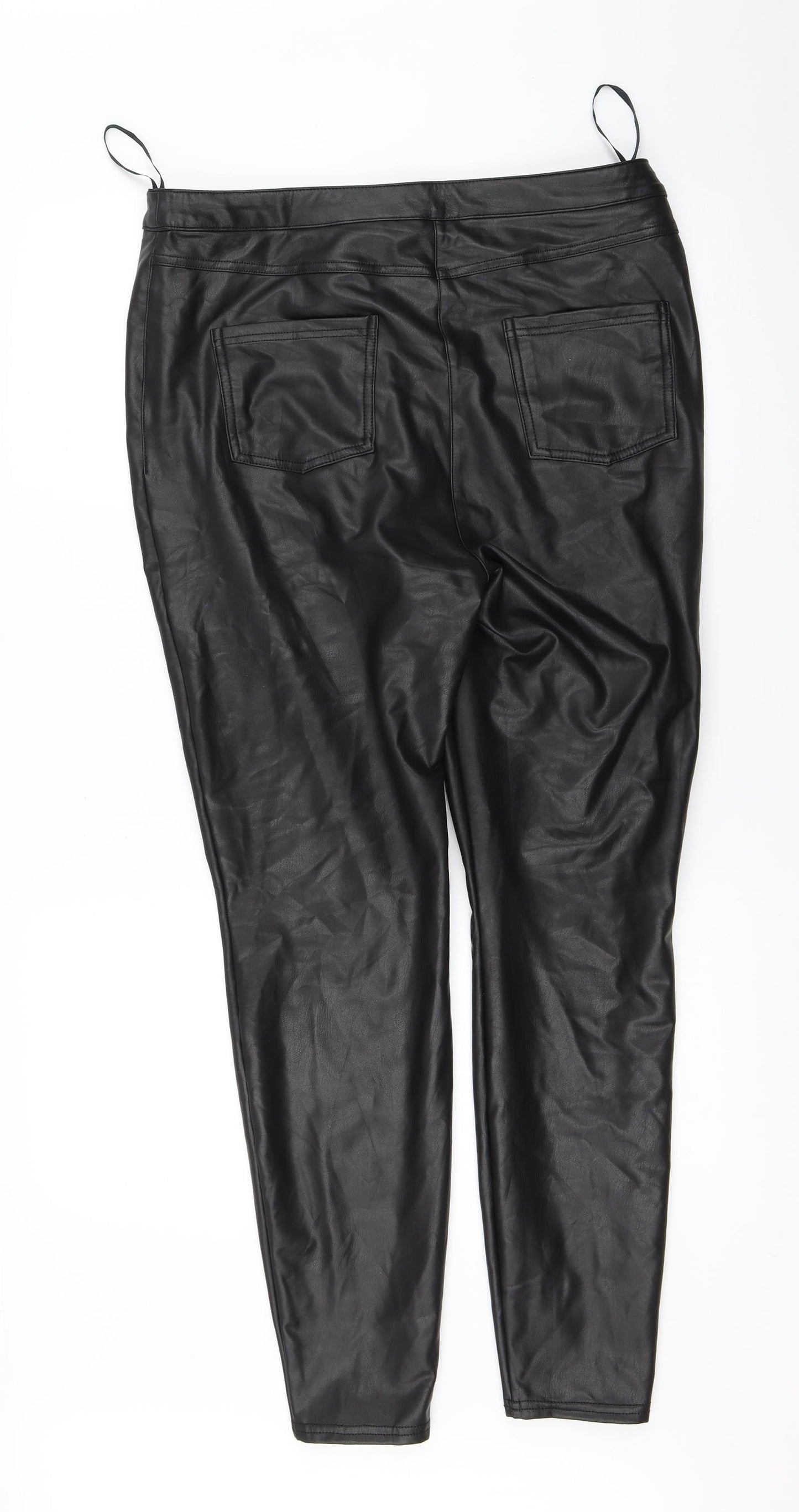 Matalan Womens Black   Trousers  Size 16 L27 in