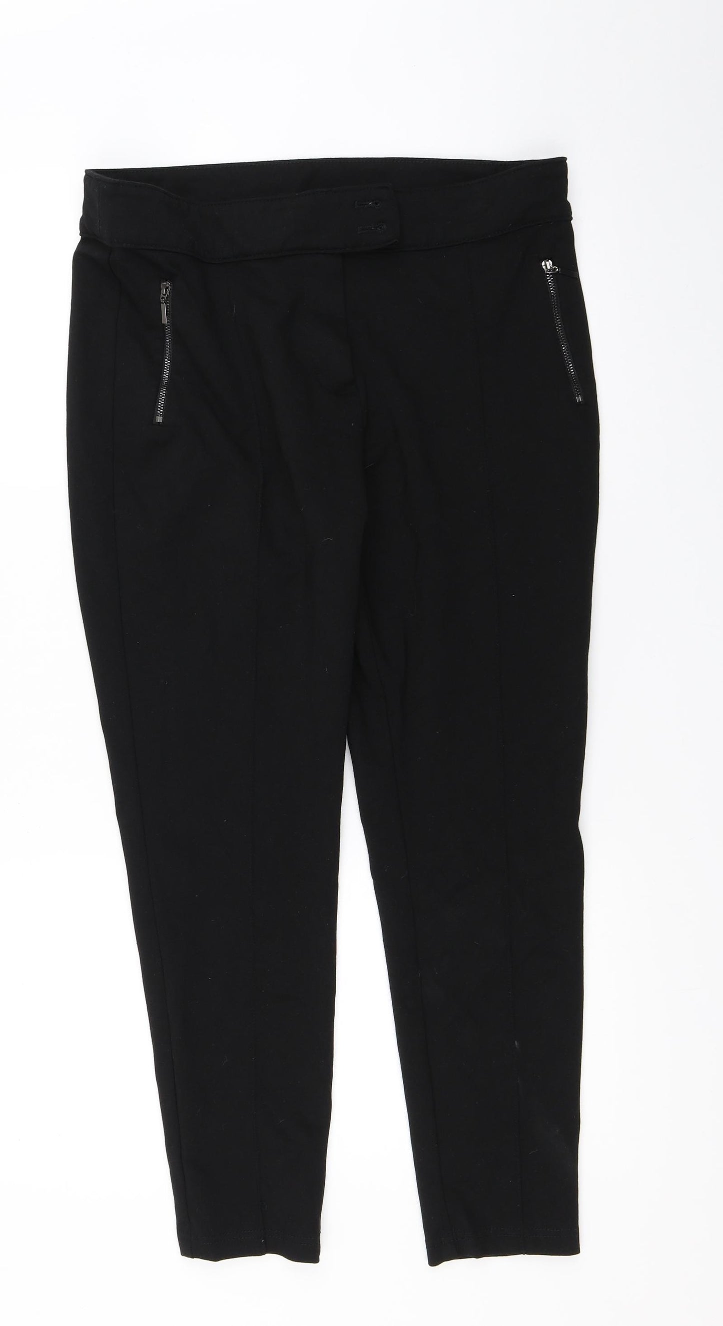 George Womens Black   Trousers  Size 14 L25 in