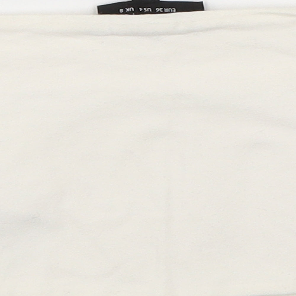 Topshop Womens White   Basic Tank Size 8