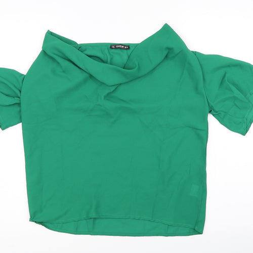 SheIn Womens Green   Basic Blouse Size XS