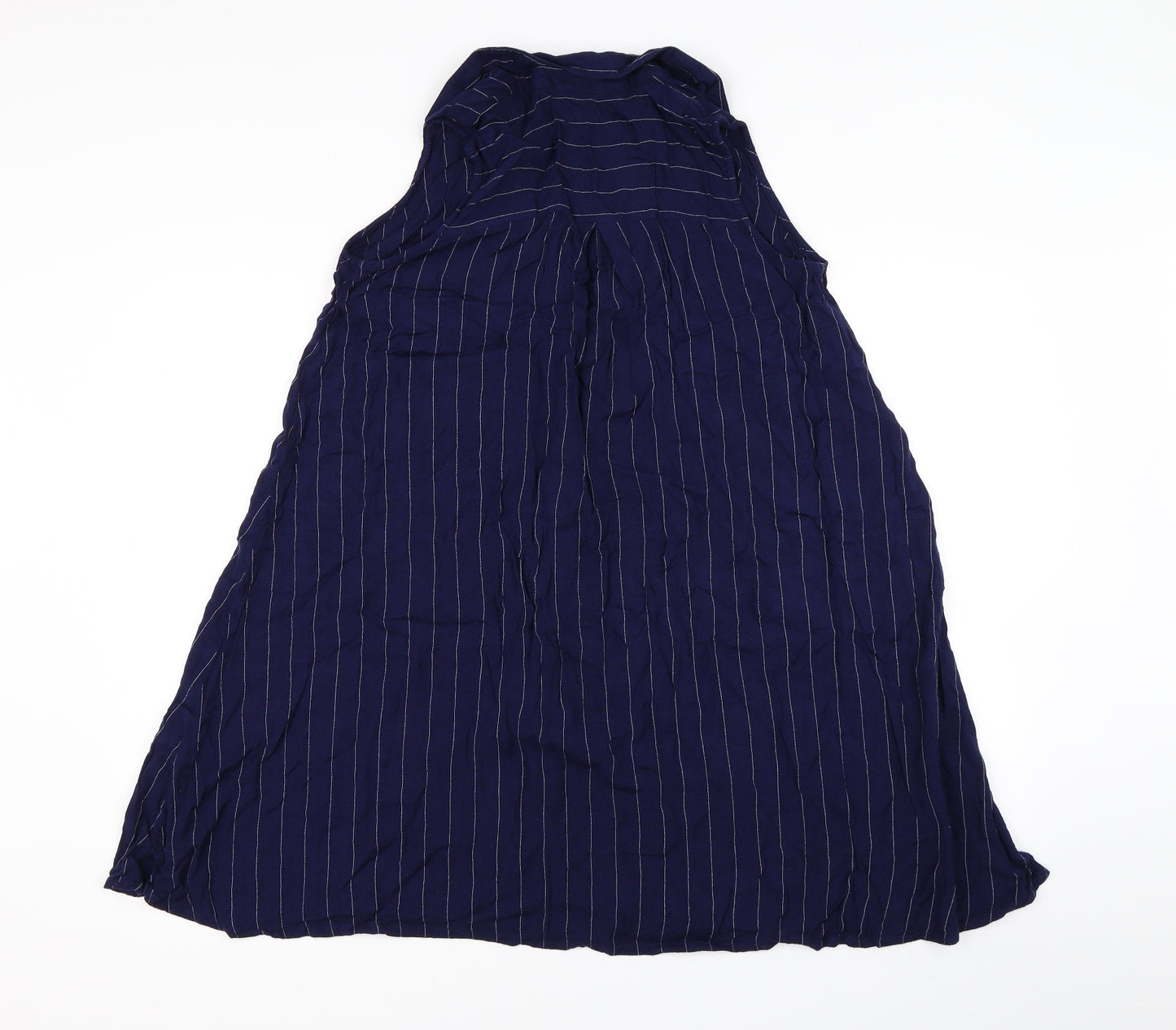 Atmosphere Womens Blue Houndstooth  Shirt Dress  Size 10