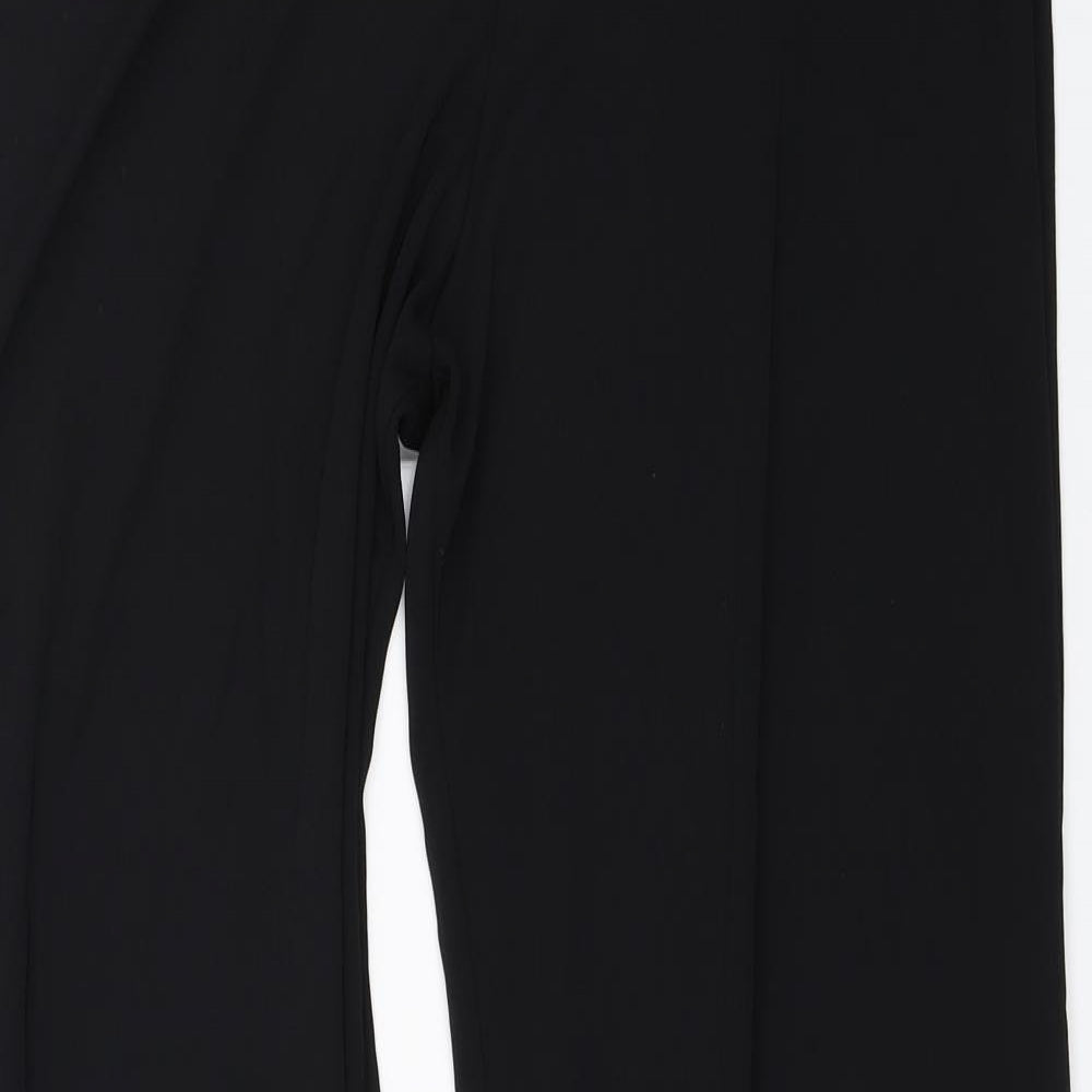 Dunnes Stores Womens Black   Trousers  Size 12 L30.5 in