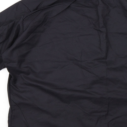 Bosweel Mens Black    Button-Up Size 14