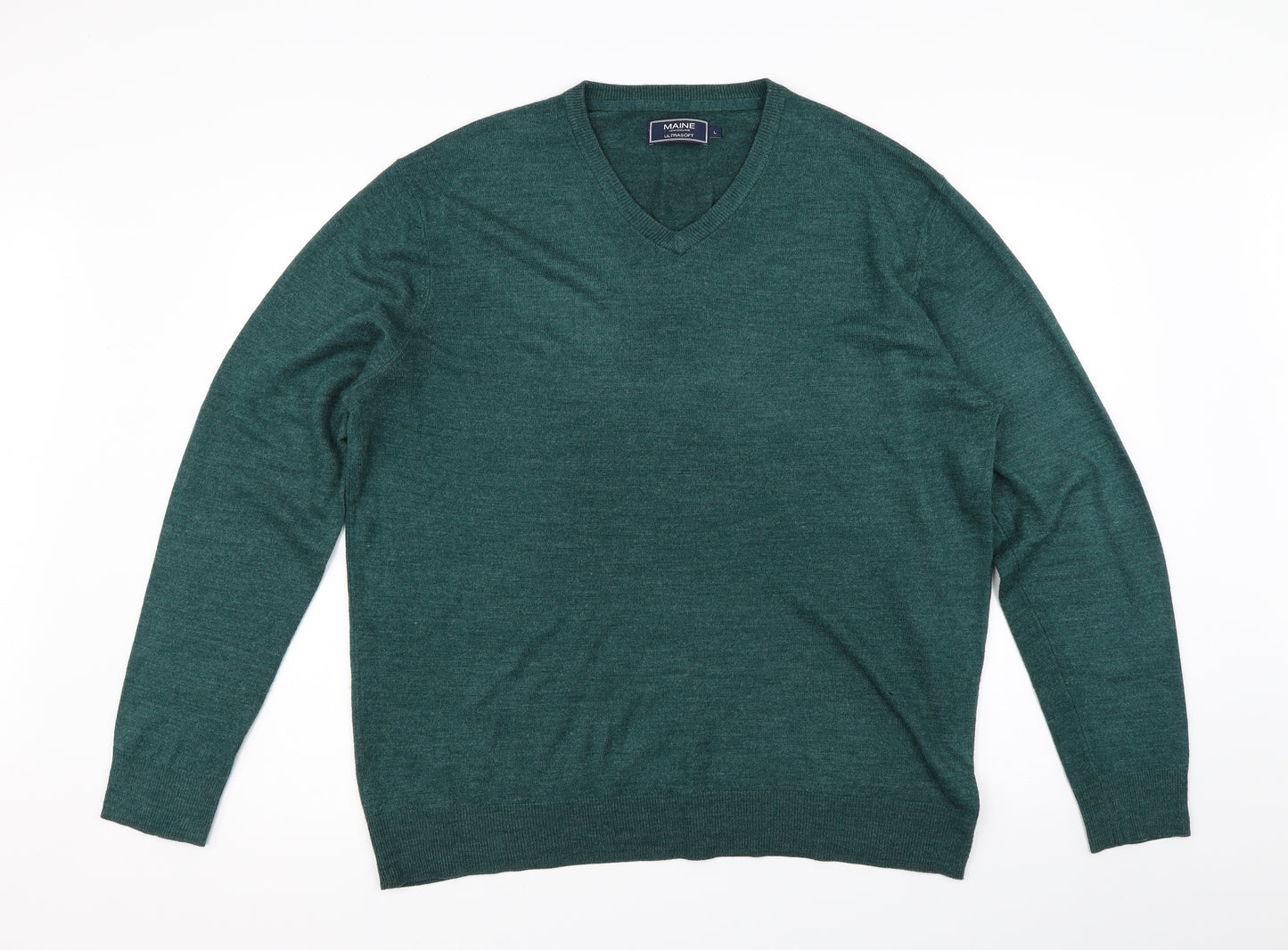 Debenhams Mens Green   Pullover Jumper Size L