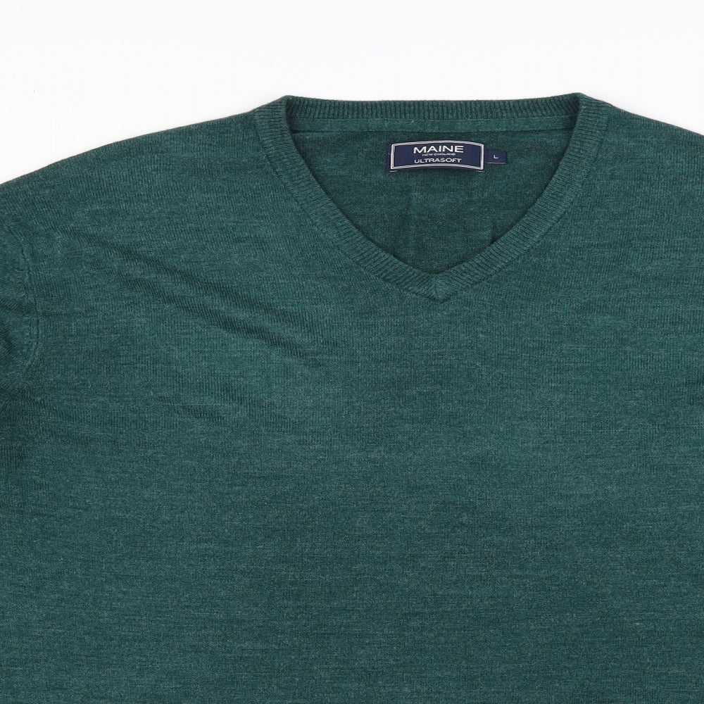 Debenhams Mens Green   Pullover Jumper Size L