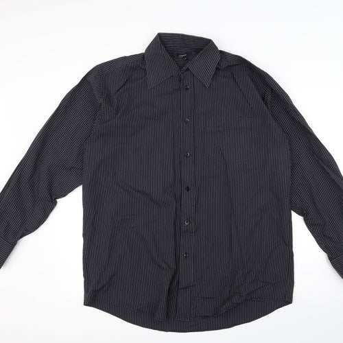 Cedar Wood State Mens Black    Button-Up Size 16