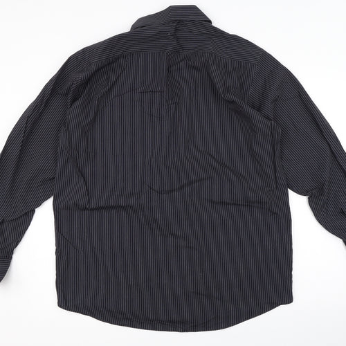 Cedar Wood State Mens Black    Button-Up Size 16