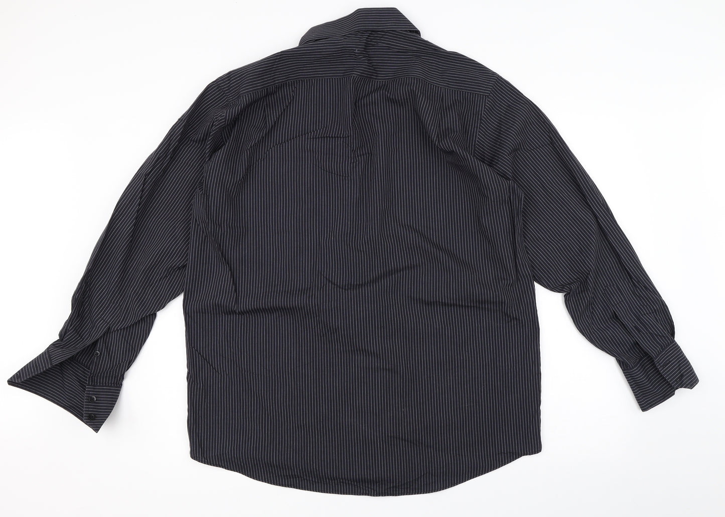 Cedar Wood State Mens Black    Button-Up Size 16
