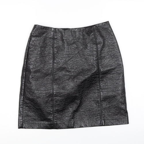 H&M Womens Black   Mini Skirt Size 8