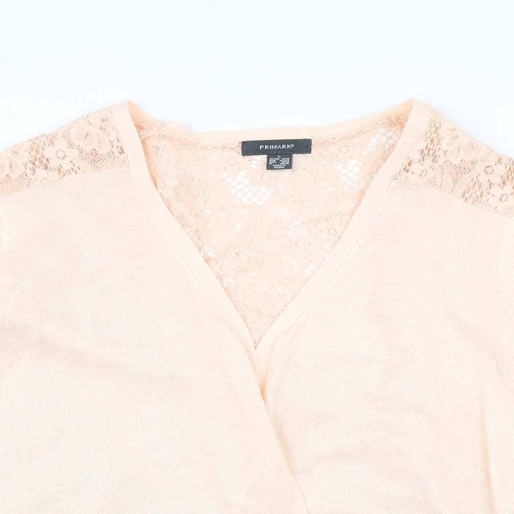 Primark Womens Pink   Cardigan Jumper Size L
