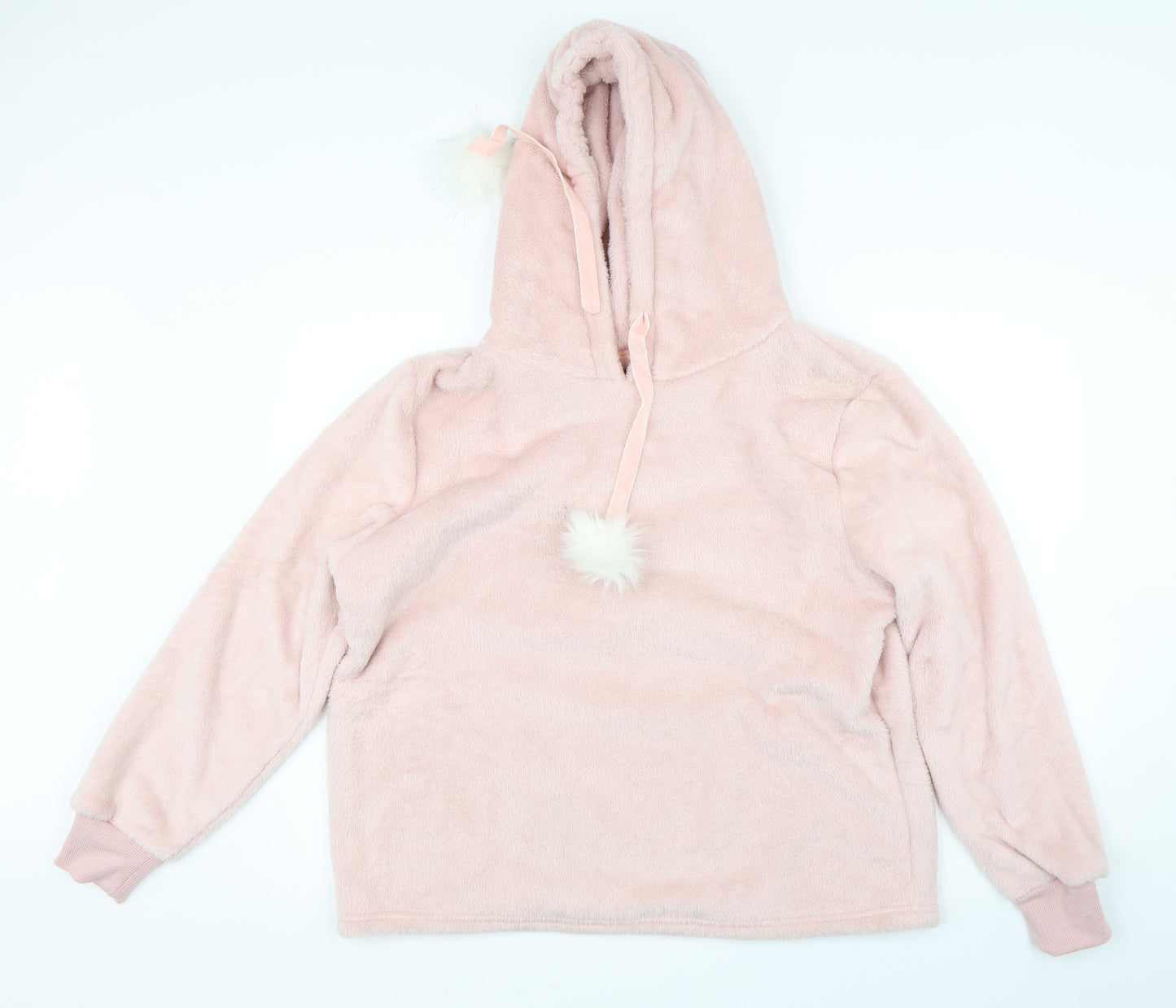 Boux Avenue Womens Pink Solid  Top One Piece Size M