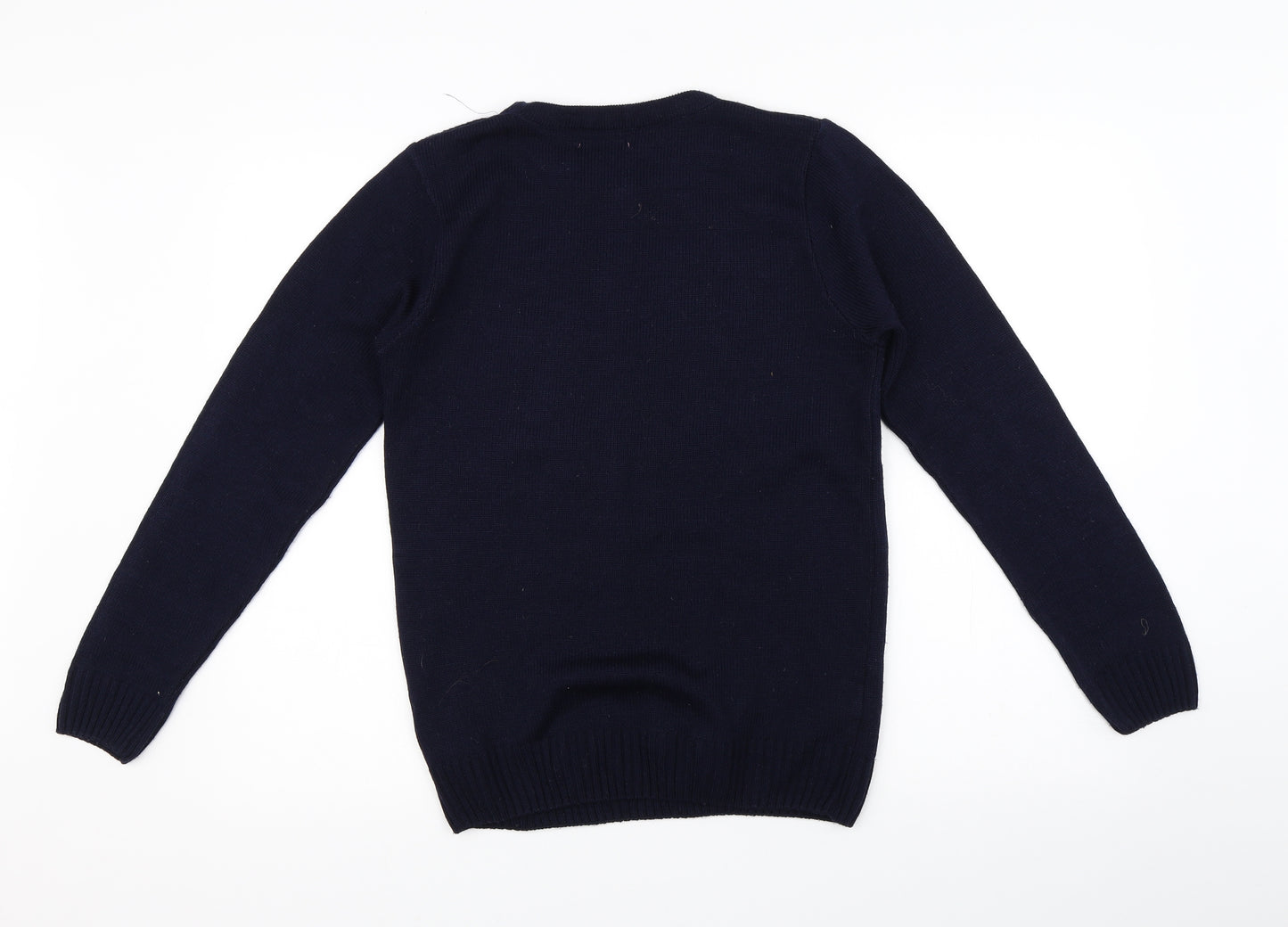 Cheeky Elf Mens Blue   Pullover Jumper Size S