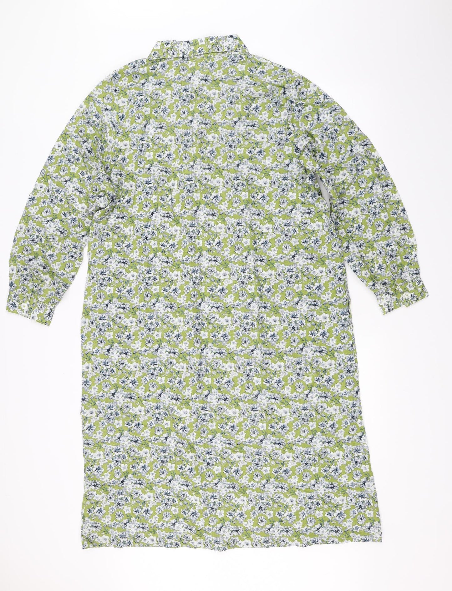Patra Womens Green Floral  Maxi  Size M